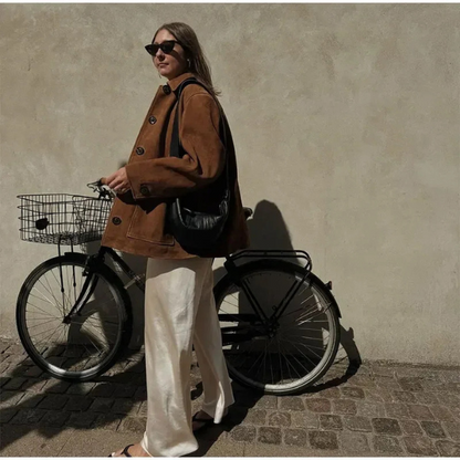 Althéa™ | Suede Statement Coat