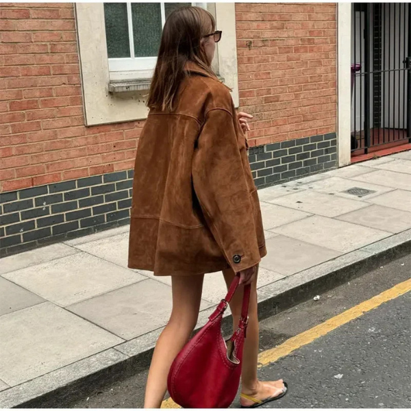 Althéa™ | Suede Statement Coat
